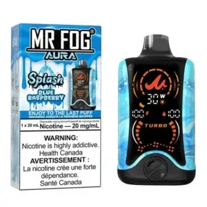 Blue Raspberry - MR Fog Aura Splash 60,000 Puffs Disposable Vape