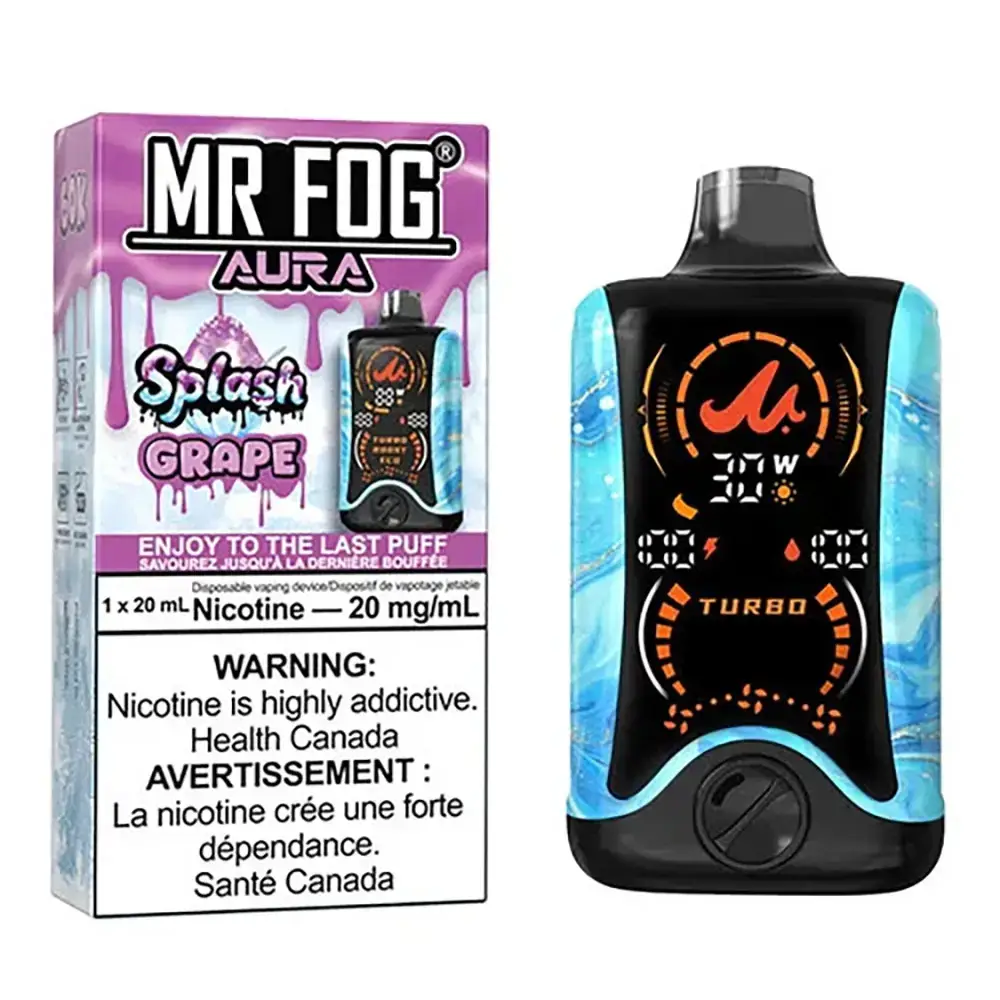Grape - MR Fog Aura Splash 60,000 Puffs Disposable Vape