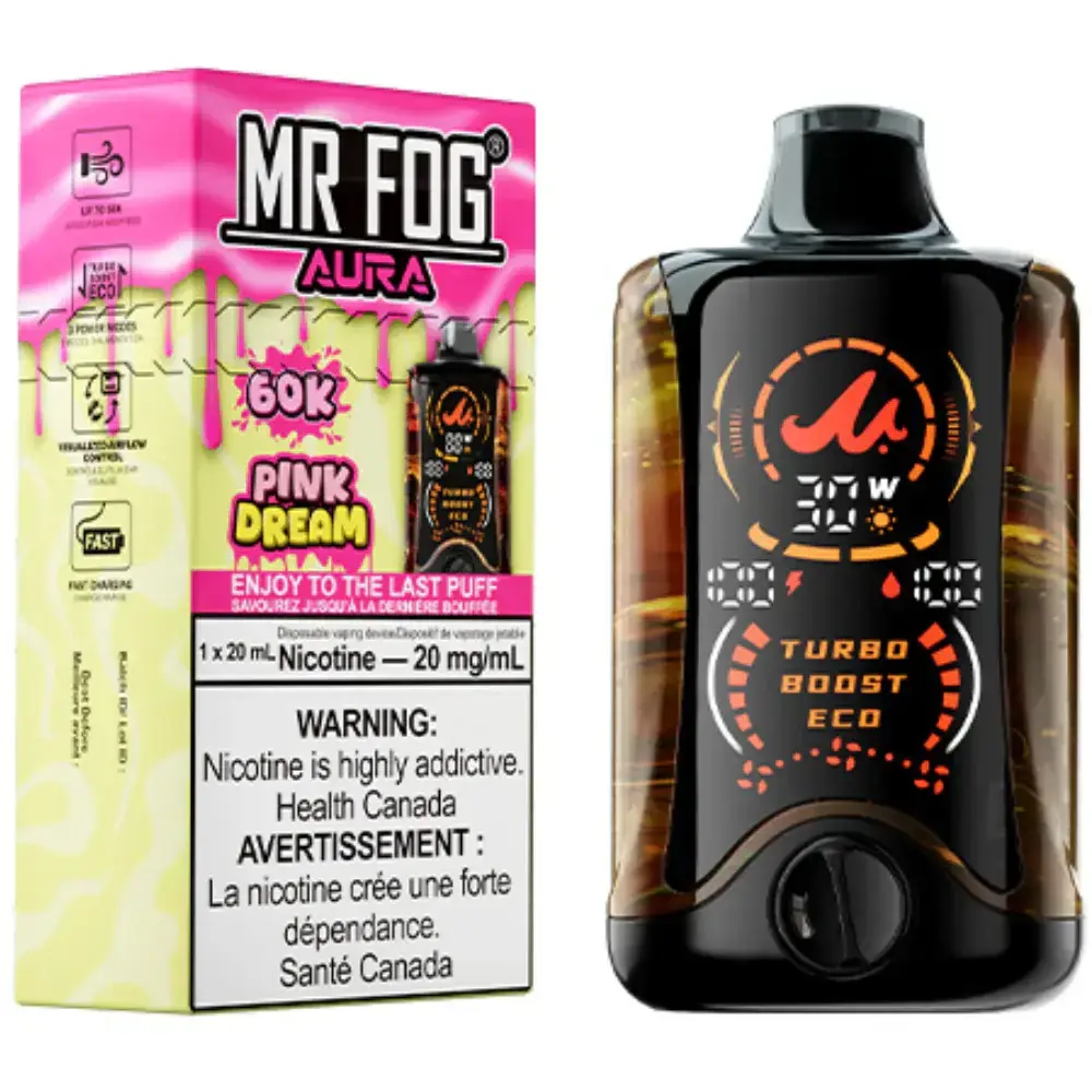 Pink Dream Mr Fog Aura 60k Puffs Disposable Vape